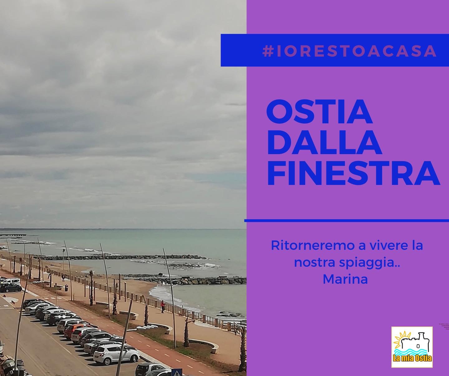 Ostia dalla finestra: mese di aprile